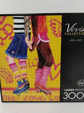 Buffalo Games Love Equals Love Vivid Collection 300 Piece Large Jigsaw Puzzle